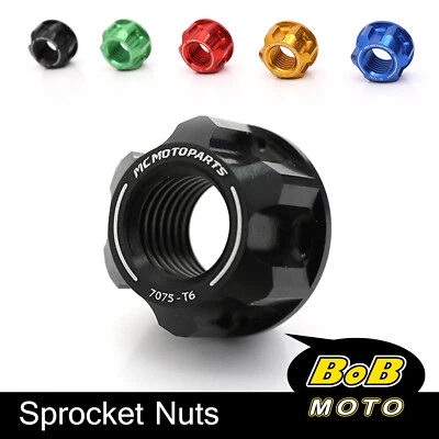 Tuercas de piñón traseras CNC M10 para Ducati SBK SUPERBIKE 1098 1198 1299 Panigale Foto 1 de 4