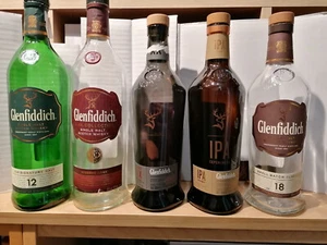GLENFIDDICH 5x LEERE Whisky Flaschen mit OVP - LOT 1 - Bild 1 von 2