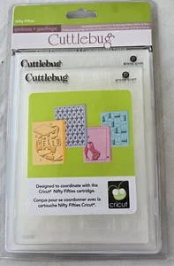 Provo Craft Cuttlebug Embossing Folders NIFTY FIFTIES #2000612 Starburst/Marquee - Picture 1 of 3