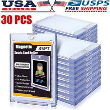 1-30 pcs Magnetic Card Holder for Trading Cards Protector Case Hard Baseball