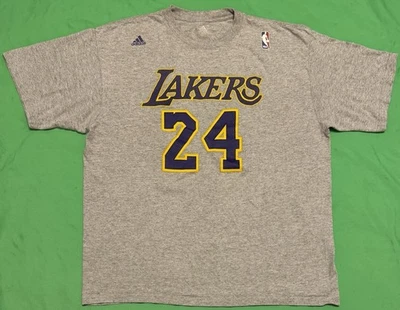 Authentic Adidas Kobe Bryant Los Angeles Lakers NBA Shirt Sz L - Image 1 of 4