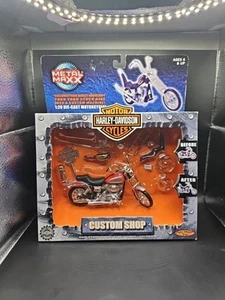 Harley Davidson Metal Maxx Diecast Custom Shop de colección nueva 2000 - Imagen 1 de 11
