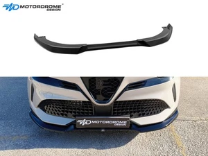 DIVISOR DELANTERO PARA ALFA ROMEO JUNIOR MK1 (2024-) ABS NEGRO BRILLANTE - Imagen 1 de 7
