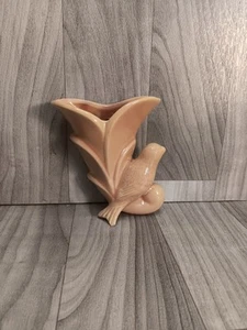 McCoy Keramik Vintage Rouge Füllhorn mit Vogel Wandtasche Versand am selben Tag! - Bild 1 von 24