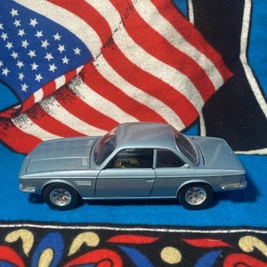 Burago Mütze 110 BMW 3.0 CSI Maßstab 1:24 Made in Italy ohne Karton gebraucht siehe Bilder blau - Bild 1 von 15