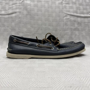 Sperry Top-Sider Schuhe Herren Größe 10 Marineblau Authentisch Original 2-Loch Boot STS12412 - Bild 1 von 8