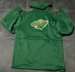 Adidas Pullover NHL Minnesota Wild 2XL XXL Herren Logo Grün USA Trikot NBA NFL - Bild 1 von 4