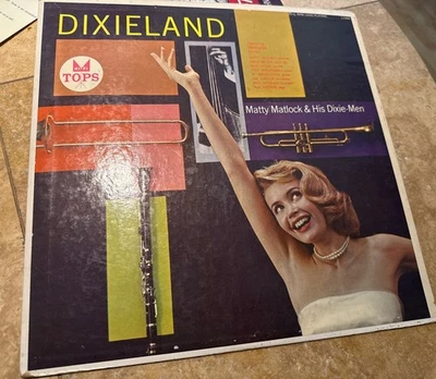 Dixieland Matty Matlock & His Dixie-Men Record Vinyl 12" LP Tops L1569 - Image 1 of 4