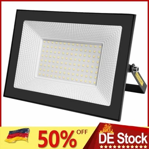 LED Fluter 30w 50w 100w 200w Außen Strahler Scheinwerfer Baustrahler IP67 DE - Bild 1 von 23