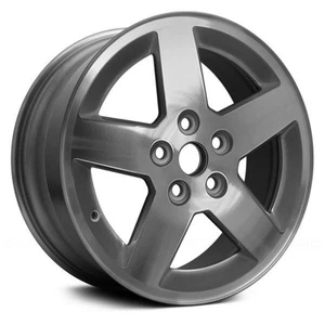 Wheel For 2007-2010 Pontiac G5 16x6 Alloy 5 Spoke Machined With Silver Pockets - Picture 1 of 1