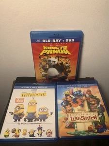 Movie Package -Kung Fu Panda - Minions -Lilo And Stitch (Read Description) - Picture 1 of 4