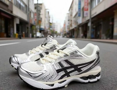 Asics Gel Kayano 14 Silver Cream 1201A019-108 man's Sneakers Running Shoes - Image 1 of 4