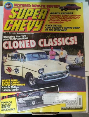 Vintage Super Chevy Magazine from NOVEMBER 1995 Great Shape Foto 1 de 3