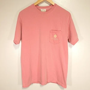 Geneologie T-Shirt Men's M Coral Pink Short Sleeve Dream Catcher Graphics - Picture 1 of 10