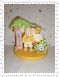 Thermomètre Hygromètre Eléphant Singe Les Loustics Moulin Roty - Imagen 1 de 4