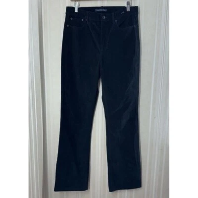 Calvin Klein Corduroy Pants Womens Size 31 Black High Rise Bootcut Casual Office - Image 1 of 4