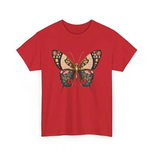 Oversized Butterfly Shirt for Women Aesthetic Vintage Trendy Graphic Tee Boho - Picture 1 of 10