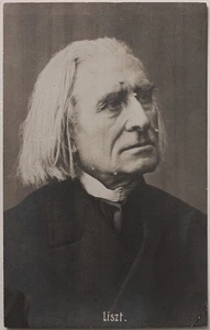 Original vintage 1900s composer FRANZ LISZT - Picture 1 of 2