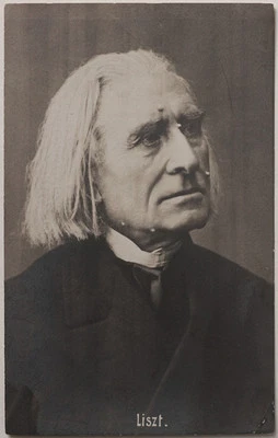 Original vintage 1900s composer FRANZ LISZT - Image 1 of 2