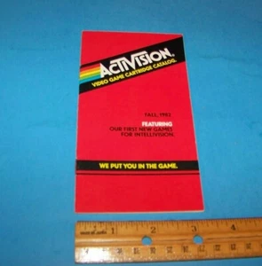 Activision Video Game Catalog  Atari & Intellivision Systems  Vintage Fall 1982  - Picture 1 of 8