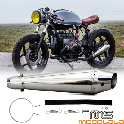 Motorcycle 38-51mm GP Muffler Exhaust w/DB Killer For Honda Suzuki 125cc-1000cc - Image 1 of 4