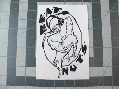 De colección Años 90 Hip Hop Arte Original Joe Buck Concepto Logo Beat Nuts Beatnuts 1D Foto 1 de 2