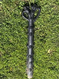 Antique Cast Iron Hitching Post 44" TREE TRUNK Old West 19th Century Stump - Picture 1 of 9