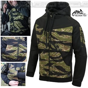 Felpa Uomo HELIKON TEX Rogue Hoodie Fleece Pile Militare Outdoor TIGER STRIPE - Imagen 1 de 1
