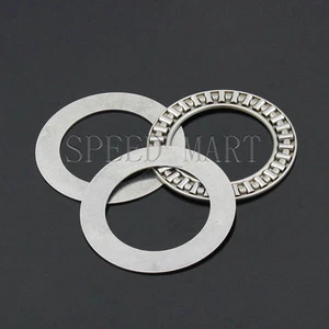 Rodamiento de agujas de empuje AXK3047 con dos arandelas 30 mm x 47 mm x 2 mm - Imagen 1 de 3