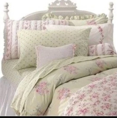 Simply Shabby Chic Blush Beauty Floral 3pc Queen Flat Sheet and Pillowcase Set - Image 1 of 4