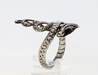 Pierścionek legany wąż srebrny pierścionek wąż prawdziwe srebro rozmiar 52-6 IX-06
