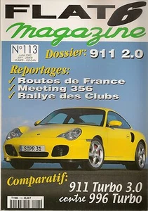 FLAT 6 113 PORSCHE 911 2.0 911 CARRERA 2.7 911 TURBO 3.0 996 GT3 NCS 996 TURBO - Bild 1 von 1