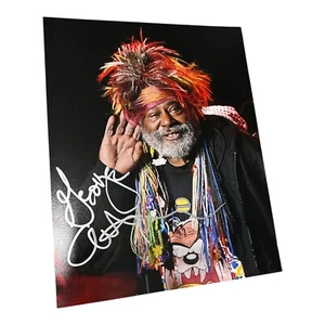 George Clinton Signed Autograph 11x14 Photo! Parliament Funk Legend! - Picture 1 of 3