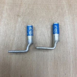 BURNDY | YA6CL90 Copper Compression Terminal, Bevel Entry, 1 Hole Lot of 2 - Picture 1 of 3
