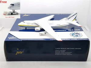 (Raro) 1:400 GeminiJets GJADB1989 Antonov An-124-100M Ruslan UR-82027+ tractor - Imagen 1 de 8