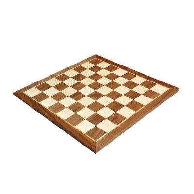 Walnut & Maple Wooden Chess Board - 2.25" - Image 1 of 2