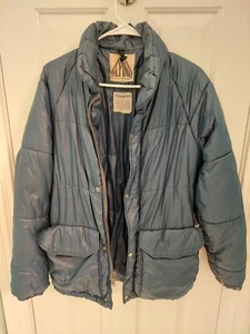 VTG 70s ALPINE PRODUCTS California Blue Polarguard Talon Puffer Jacket S Vintage - Picture 1 of 11