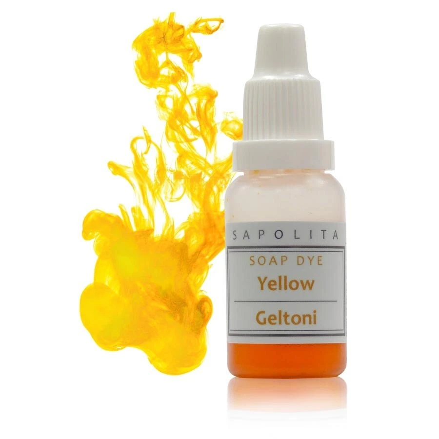 YELLOW WATER BASED DYE 10ml | Melt&Pour Soap Making, Cosmetics - Image 1 of 1