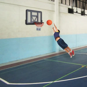 Basketball Hoop In-Ground 44 " Shatterproof Backboard Adjustable System Outdoor - Picture 1 of 14