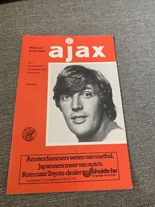 Ajax V Manchester United UEFA Cup 15/09/76 - Picture 1 of 2