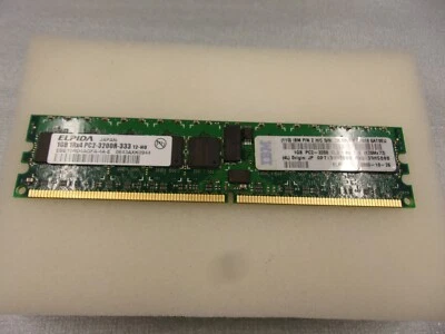 39M5809 IBM 1GB 1RX4 PC-2-3200R ECC DDR2 SDRAM 400MHZ   Foto 1 de 3
