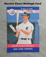 Don Mattingly 1991 Playball Card 91-2 _ LOW MAILING COST _ Exact Card (J)