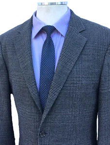 42R Hugo Boss Germany Maxwell Mens Vintage 2 Bttn Pure Wool Blazer Sport Coat - Picture 1 of 13