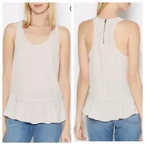 Joie Rosa Cosma Top Bluse S M? Schößchen 100% Seide ärmellos 355-t5301 ab026 - Bild 1 von 9