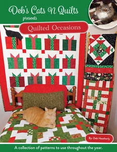 Quilted Occasions Quilt Pattern Book by Deb Heatherly of Deb's Cats N Quilts - Picture 1 of 8