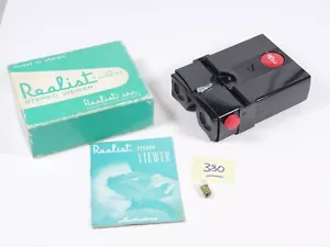 Stereo Realist red button slide viewer +box LED bulb serviced by DrT! SHARP! - Picture 1 of 15