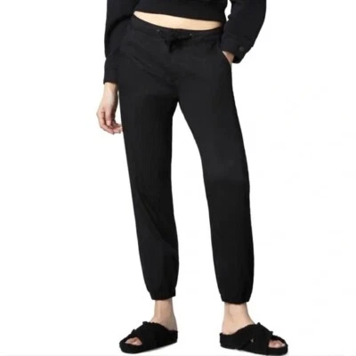 Pantalones de mujer DL1961 talla 18W sarga cordón jogger negro marea Gwen nuevos Foto 1 de 4