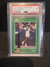 1991 Netpro Tour Stars 7 Pete Sampras Prototype PSA 7