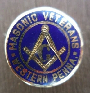 Masonic Veterans Western Pennsylvania,original vintage pin#CA - Picture 1 of 6