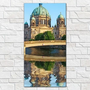 Wandbilder Glasbild Druck auf Glas Architektur der Berliner Domkirche 50x100 - Bild 1 von 4